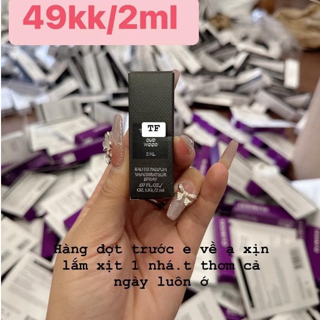 VIAL NƯỚC HOA T F Oud Wood