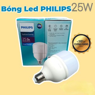 Bóng Led Bulb Trụ 25w Philips Siêu Sáng Đui Xoáy E27 Bảo Vệ Mắt Chính Hãng