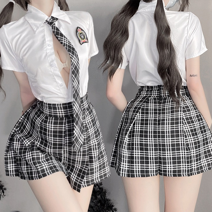 Cosplay nữ sinh trung học Nhật Bản gợi cảm - váy ngủ sexy hóa trang học sinh Lolita JK | BigBuy360 - bigbuy360.vn