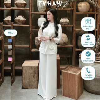 Pháp phục đồ lam TINH NHI họa tiết túi tiền sang xịn PP149