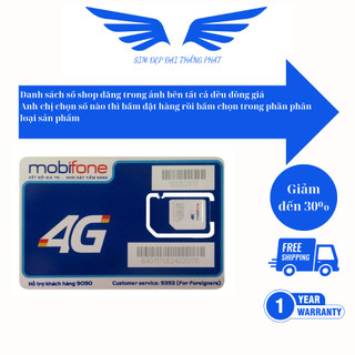 Sim Mobifone trả trước đuôi lộc phát, thần tài