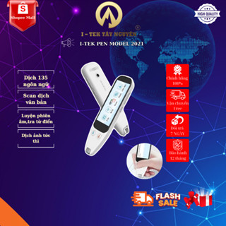 Bút Phiên Dịch Văn Bản Giao Tiếp Thông Minh, Scan, Ghi Âm Ra Văn Bản I-TEK PEN MODEL 2021