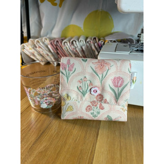 Ví vải text nhung mini vintage handmade