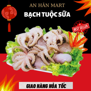 Bạch Tuộc Sữa làm sạch, bạch tuộc baby ăn lẩu nướng khay 500g