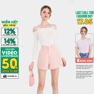 Quần short nữ MARC FASHION cơ bản ben trước 2 túi CBNT112922