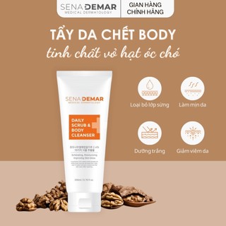 Sữa tắm tẩy da chết Senademar sạch lớp sừng già, cấp ẩm, dưỡng trắng da