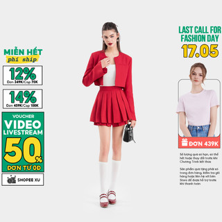 Váy Quần Kiểu MARC FASHION Xếp Li 2 Tầng - CBVH120423
