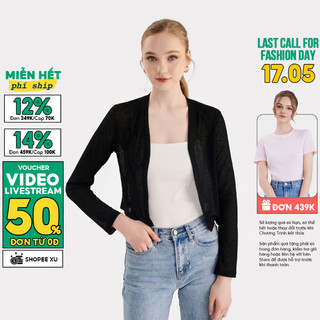 Áo Khoác Nữ Cardigan MARC FASHION Cổ V Tay Dài - CBVH070123