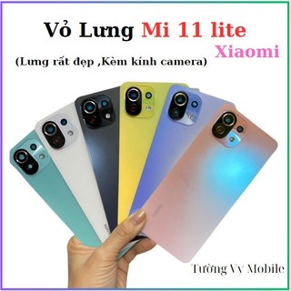 Lưng mi 11 lite xiaomi lưng + kính camera