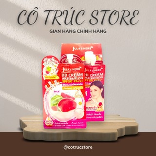 [COMBO 1 HỘP 6 GÓI] Kem DD Chống Nắng Dưa Hấu SPF50 Thái Lan JULA'S HERB