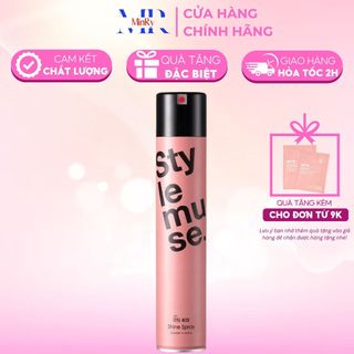 Xịt phun sương ATS tạo độ bóng lộng lẫy cho mái tóc Stylemuse Shine Spray 300ml