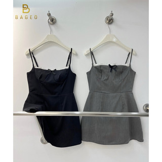 Váy 2s ren nơ body chuẩn Tag bageo