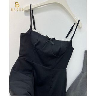 Váy 2s ren nơ body chuẩn Tag bageo