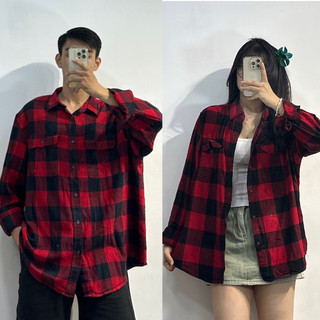 Áo flannel Nam Nữ 2hand