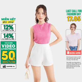 Áo thun ôm MARC FASHION sát nách cổ cao - FALH062423