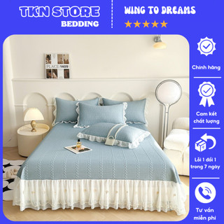 Chiếu điều hòa băng lạnh phủ viền bèo điệu đà sang trọng , chất liệu thiết kế các hạt ly ti trên bề mặt siêu thoáng khí