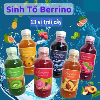 Sinh Tố Berrino Làm Sữa Chua, Panna Cotta Chai Lẻ 120ml, 250ml - Date Xa