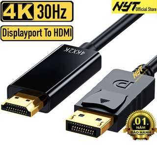 Dây Displayport Sang HDMI 4K NYT CDN106 Chính Hãng -  BH 12T Đổi Mới