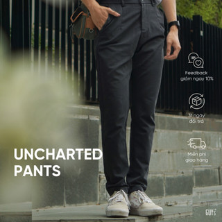 Quần Âu Uncharted Pants GUY's Closet - Quần Thiết Kế, Dáng Fit - Phong Cách Lịch Sự, Tối Giản - Màu Đen, Xám