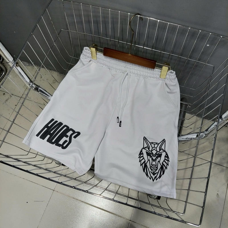Quần short thun trắng hades