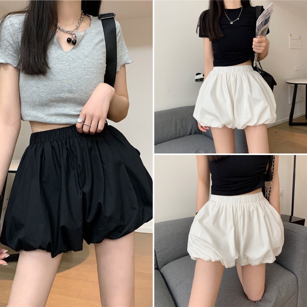 Quần Short Nữ Đùi BÍ NGÔ Bo Cạp Chun Lưng Thun Co Giãn Chất Gió Mềm Mại Lên Dáng Siêu Xinh MA269 | BigBuy360 - bigbuy360.vn