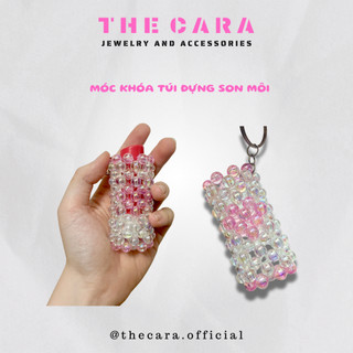 Móc khóa kiểu túi đựng son môi THECARA