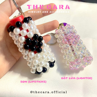 Móc khóa kiểu túi đựng son môi THECARA