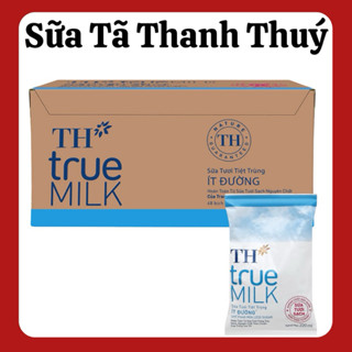 Thùng 48 Bịch Sữa Tươi Tiệt Trùng Th Truemilk Ít Đường - 220ml
