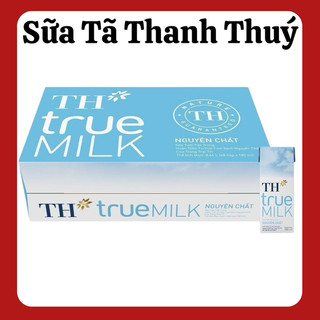  Thùng 48 Hộp Sữa Tươi Tiệt Trùng Th Truemilk Nguyên Chất - 180ml 