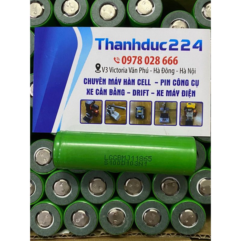 Pin LG 18650MJ1 dung lượng 3500mah xả 10A