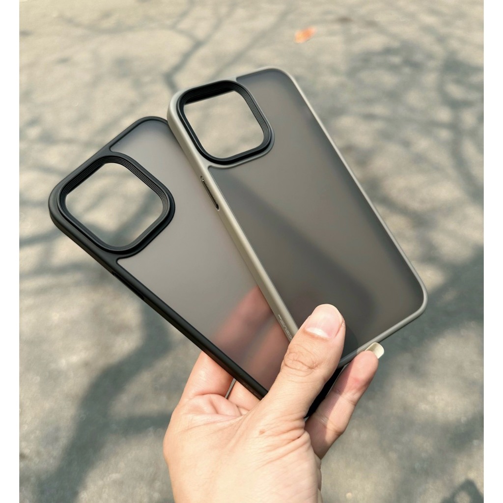 Ốp lưng Likgus nhám chống vân tay cho iPhone 15 Pro max ,13 Pro max,14 Pro,14 PRo max,12 Pro max