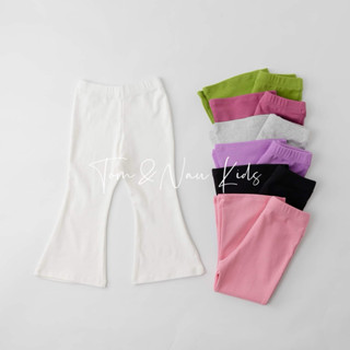  Q3- tomnaukid  Quần loe dành cho bé gái vải Zip cotton xinh - Size 6-30Kg 