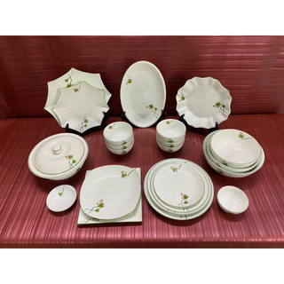 Bộ bát đĩa đài sen