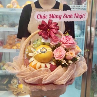 Giỏhoa quả, giỏ trái cây nhập khẩu cao cấp. nganh