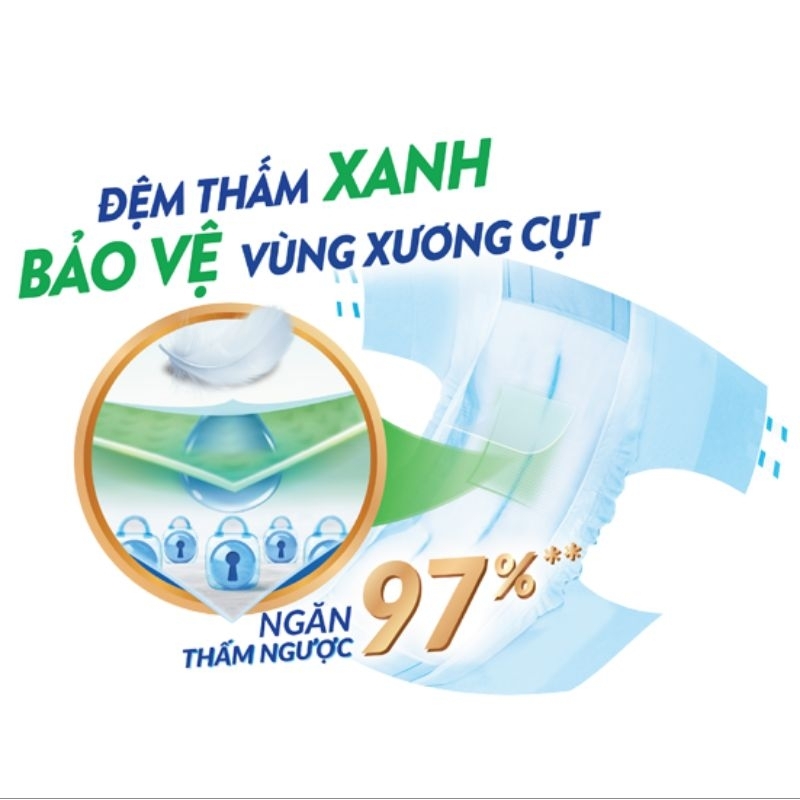 combo 3 miếng tã dán caryn xé lẻ size M và XL