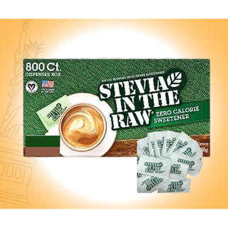 Đường ăn kiêng stevia in the raw hộp 800 gói - mỹ date 2026