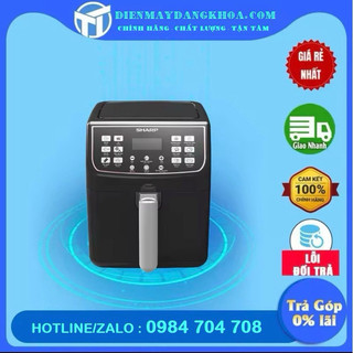 Nồi chiên không dầu sharp kf-af55ev-bk 5.5l