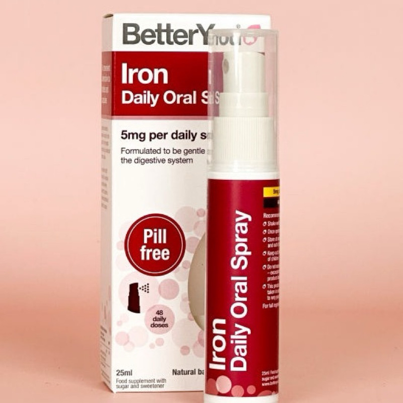 Vitamin bổ sung sắt dạng xịt Better You Iron