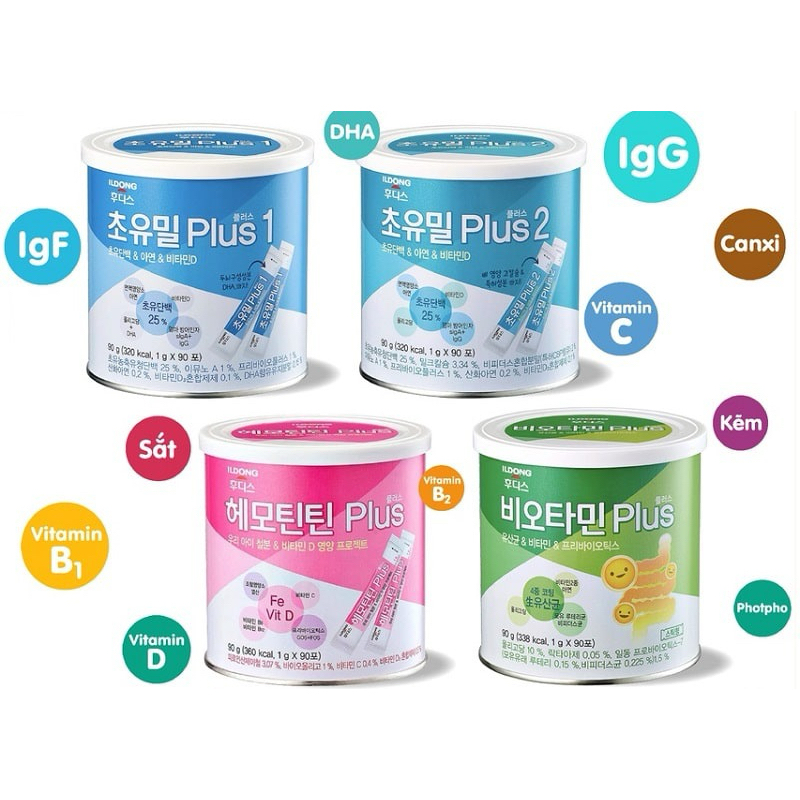 Sữa Non/Men ILDONG 100 gói