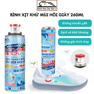 Chai Xịt Khử Mùi Giày Dép Nano Bạc Bình Xịt Thơm Khử Mùi Mồ Hôi Chân Diệt Vi Khuẩn Hiệu Quả