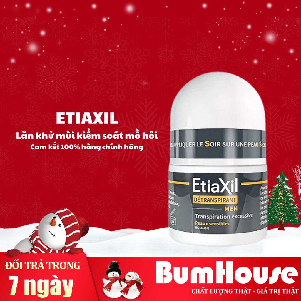 Lăn khử mùi mồ hôi dành cho nam giới Etiaxil Men 15ml