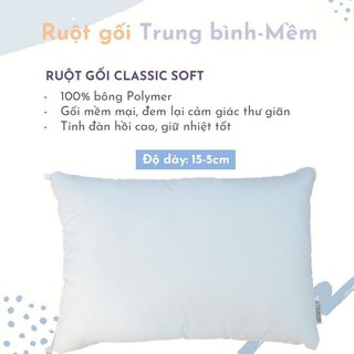 Ruột gối Everon Classicsoft (cao vừa, mềm) 5-15cm