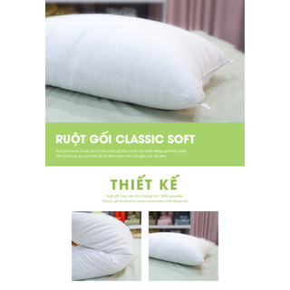 Ruột gối Everon Classicsoft (cao vừa, mềm) 5-15cm