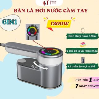 Máy ủi hơi nước cầm tay Zlife, bàn là hơi nước mini gấp gọn, xoay 180 độ có màn hình LED tốt như bàn ủi Simplus