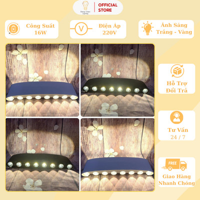 Đèn Hắt Tường Chống Nước Energy Green Lighting 2 đầu TN191 - Trang Trí Ngoài Trời , Hành Lang , Góc Ban Công - BH 1 Năm