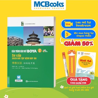 Sách Giáo Trình Hán Ngữ Boya Sơ Cấp 1 Sách Bài Tập Kèm Đáp Án MCBooks