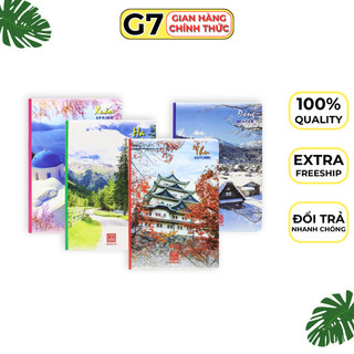 Quyển vở kẻ ngang HỒNG HÀ 1002 dày 200trang, vở kẻ ngang 200 trang (1 quyển)
