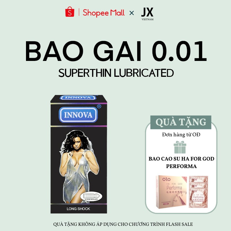 Bao cao su gai Kimono - BCS Gân Gai kéo dài - Hộp 12 chiếc
