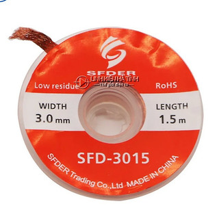 Dây hút thiếc sfd 3015 rộng 3.0mm cuộn dây hút thiếc lktt