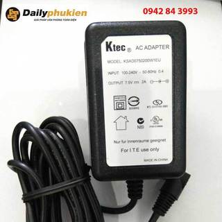 Adapter sạc nguồn 7V / 7.5V cho cân treo, cân điện tử